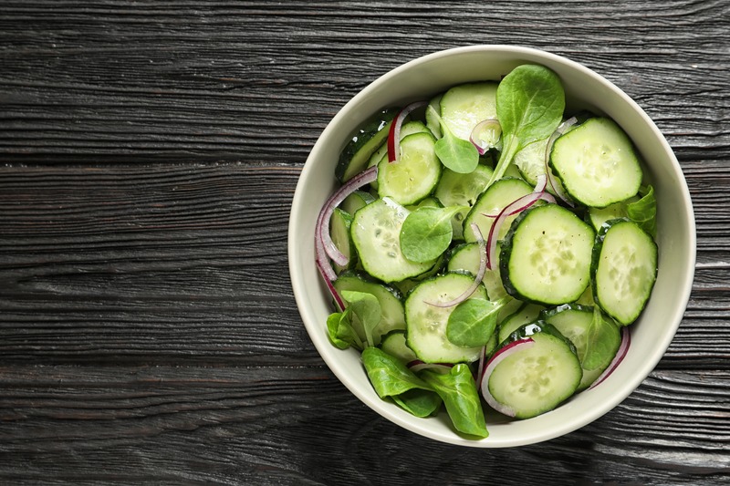 insalata con cetriolo
